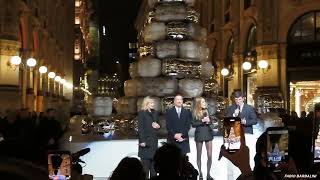 Accensione Albero Gucci Milano [upl. by Enelec998]