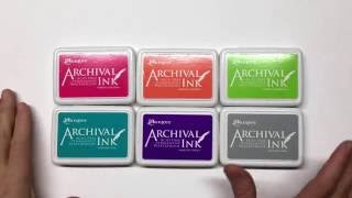 Ranger Archival Inks New Colors [upl. by Rafferty]