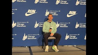 Chicago Marathon 2024 American Winner CJ Albertson [upl. by Anayad346]