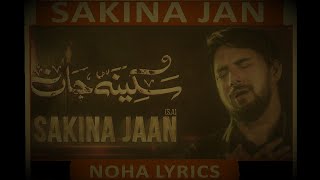 Sakina Jan Lyrics  Farhan Ali Waris  New Noha 2021 [upl. by Kingsley]