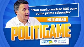 Matteo Renzi ai GIOVANI dobbiamo dare STATI UNITI D’EUROPA e STIPENDI più ALTI  Elezioni Europee [upl. by Burnight]