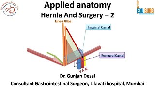 Mastering hernia surgery  2 Applied anatomy masterclass on inguinal region areas and ligaments [upl. by Olivie983]