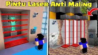 PINTU DAN RUANG RAHASIA ANTI MALING TERAMAN DI MCPE [upl. by Erdnad]