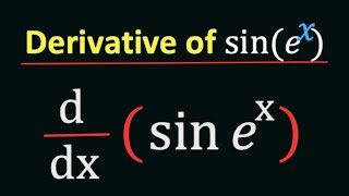 How to Differentiate sinex  Derivative of sinex [upl. by Valsimot]