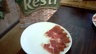 Presentación perfecta de un plato de jamón [upl. by Hrutkay]