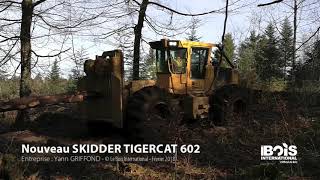 Première française pour le nouveau skidder Tigercat 602 [upl. by Oniram]