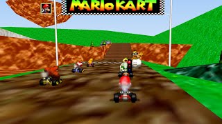 Mario Kart OverKart 64 v6 Full Screen 169 Live [upl. by Shell]