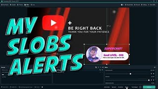 Streamlabs Custom Alerts for my YouTube Live stream BTS [upl. by Ashling748]