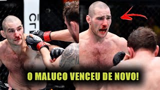 Sean Strickland DOMINA Jack Hermansson em LUTA no UFC VEGAS 47 RESULTADOS UFC VEGAS 47 ufcvegas [upl. by Ettevol]