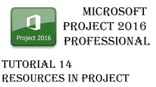 Work Resources Cost Resources Material Resources in Microsft Project  Tutorial 14 [upl. by Davin581]