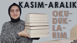 Kasım Aralık Ayında Okuduklarım  2023 [upl. by Minoru]