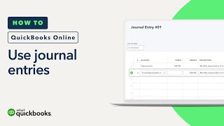 How to use journal entries in QuickBooks Online [upl. by Kolva]