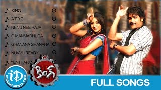 King Movie Songs  Video Juke Box  Nagarjuna  Trisha  Mamta Mohandas  Devi Sri Prasad Songs [upl. by Aneeres]