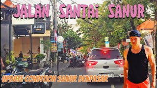 SANUR DENPASAR CODITION UPDATE ❗WALKING AROUND SANUR [upl. by Drawets]