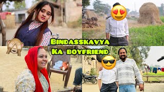 BTS🩷Bindass Kavya Ka Boyfriend K Sath Gaon me Romantic Music Video Shoot Kon Hai Kavyas Boy Friend [upl. by Peri]