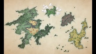 RPG fantasy map drawing timelapse Very cool Wonderdraft [upl. by Suzette219]