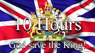 10 Hours quotGOD SAVE THE KINGquot 🇬🇧 👑 Vocals  Lyrics National Anthem of The United Kingdom 🇬🇧 [upl. by Assetniuq]