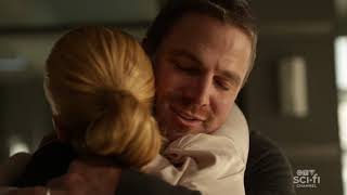 Arrow S8E10 Series Finale Felicity and Oliver Reunite [upl. by Nasar315]