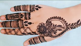 Very beautiful stylish mehndi design  easy arabic mehndi  mehndi ka design  mehndi design 80 [upl. by Saleme]