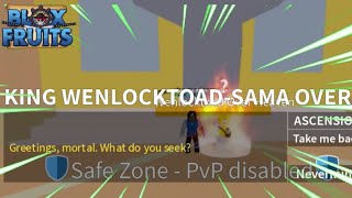 How To Glitch Inside King Wenlocktoad Over Heaven Without Doing Raids In Blox Fruits [upl. by Raval872]