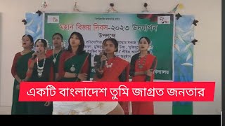 একটি বাংলাদেশ তুমি জাগ্রত জনতার Ekti Bangladesh tumibangladesh songlyrics [upl. by Eneleahcim850]