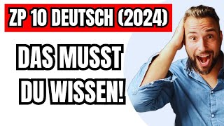 ZP10 DEUTSCH 2024 Das Wichtigste in 2 Minuten erklärt [upl. by Aneeram]