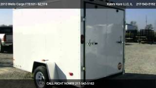 2013 Wells Cargo FT6101 6X10 Enclosed Trailer  for sale in Arthur IL 61911 [upl. by Iormina]