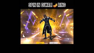 DIWALI RING EVENT IN ONE SPIN 🪔 freefire shorts [upl. by Remliw]