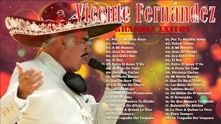 LES MILLORS CANÇONS DE VICENTE FERNANDEZ 🎼 VICENTE FERNANDEZ 20 MIXTES INCREÍBLES [upl. by Nev]