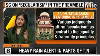 Supreme Court Affirms Secularism as Core Principle of Indian Constitution  News9 [upl. by Elna]