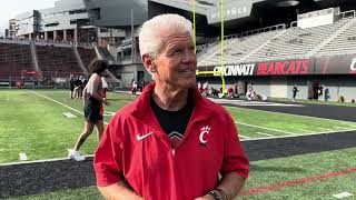 Cornerbacks Coach Kerry Coombs  Spring Practice 7 [upl. by Ylrebnik]