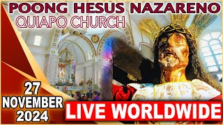 Quiapo Church Live Mass Today  27 November 2024 Red Wednesday HEALING MASS [upl. by Jonah]