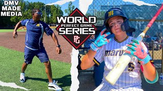 Perfect Game WORLD SERIES POOL PLAY GAME 1 Marucci Prospects vs Venezuelan Warriors [upl. by Ib]