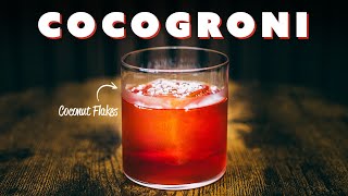 Cocogroni  Coconut Negroni Recipe for Negroni Week [upl. by Yendis160]