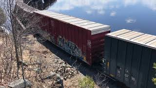 Ottawa Valley Railway Train Bridge in Mattawa [upl. by Wohlen]