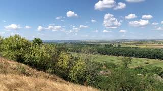 pohrebea village view and the dniester river [upl. by Ykcir557]