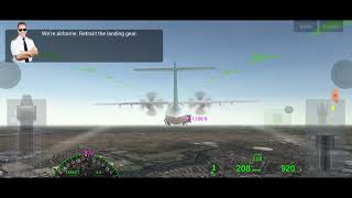 AIRLINE COMMANDER 2024FLIGHT TAKE OFF POSITION [upl. by Brana]