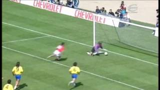 Gary Lineker penalty miss England v Brazil 1992 [upl. by Takeshi]