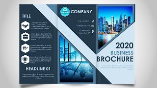 How to make a Brochure in PowerPoint  Print Ready design [upl. by Eedebez]