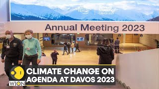 WION Climate Tracker  Davos 2023 Climate change on agenda at World Economic Forum annual summit [upl. by Nevart]