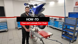 How To  Clean and Lubricate Your Chain [upl. by Folsom]