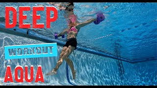 THE BEST DEEP WATER WEIGHT LOSS ROUTINE WITH WATER WEIGHTS [upl. by Romy]