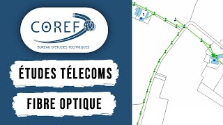 COREFO  TELECOMMUNICATION  CONCEPTION DES RESEAUX FIBRE OPTIQUE [upl. by Yeclek]