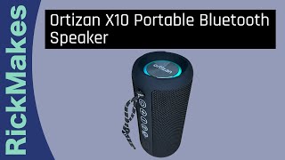 Ortizan X10 Portable Bluetooth Speaker [upl. by Yarised]