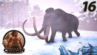 CONAN EXILES THE FROZEN NORTH  Tannery Build  EP16 [upl. by Mellman]