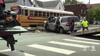 Elmwood Place officials stress importance of car seats seat belts after crash [upl. by Sharl]