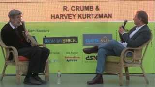 Comic Con India Special Session With Robert Crumb conducted by Gary Groth Part  1 [upl. by Delphinia]