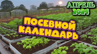 Агрогороскоп Апрель 2024 Лунный посевной календарь для сада и огорода [upl. by Doraj]