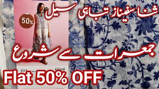 Sana Safinaz Sale Flat 50 OFF Entire Summer amp Winter  Sana Safinaz Sale [upl. by Inanaup]