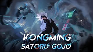 Satoru Gojo  Kongming Skin Preview  Honor of Kings x Jujutsu Kaisen Collaboration [upl. by Janie]